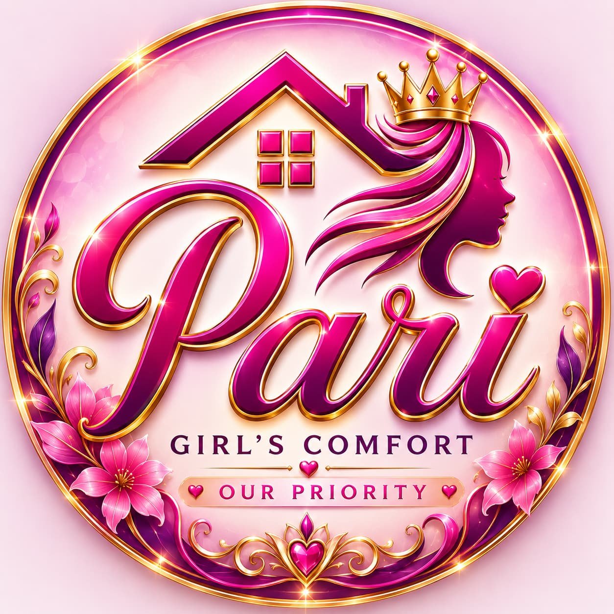 Pari Stays Girls Comfort Logo